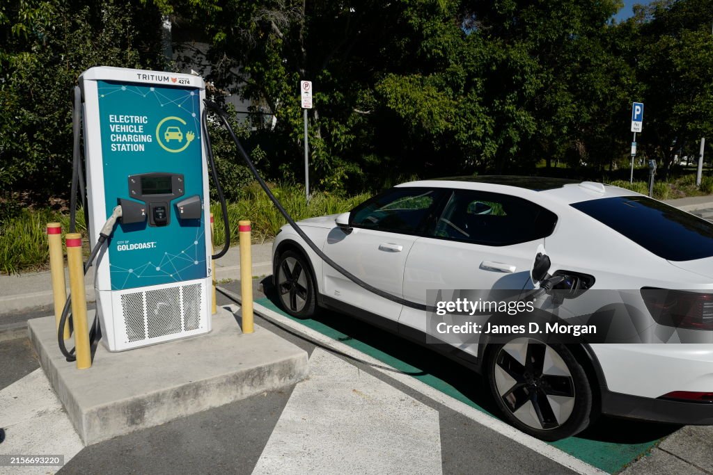 EV charging stations, Gold Coast, Queensland, Australia