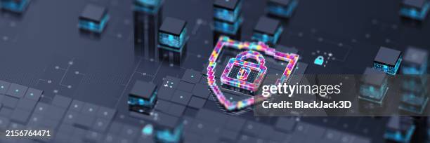 lock-shield multi-levels security system concept - zero stock pictures, royalty-free photos & images