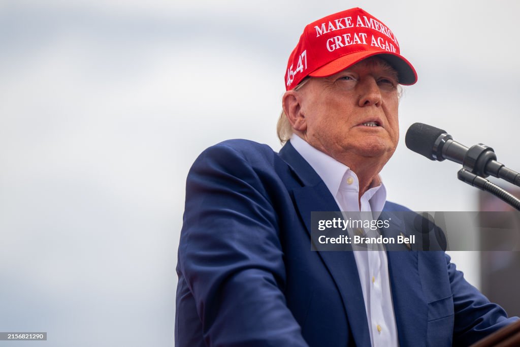 Donald Trump Holds Campaign Rally In Las Vegas