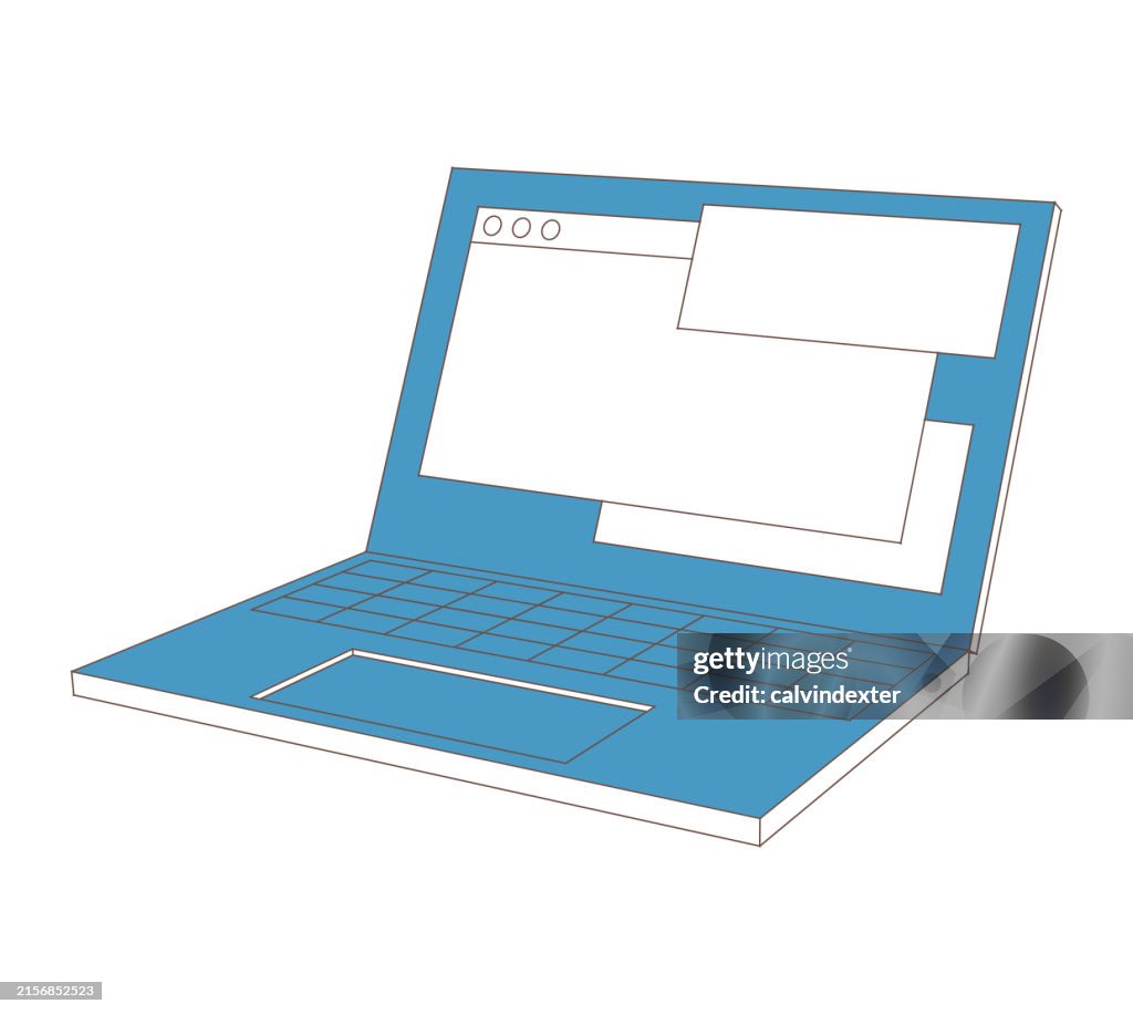 Computer Design Stock Image Laptop Computer Design High-Res Vector Graphic - Getty Images