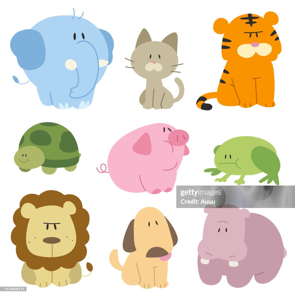 Animal Clip Art Set High Res Vector Graphic Getty Images animal-clip-art-set-high-res-vector-graphic-getty-images