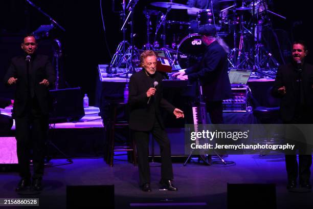 Frankie Valli of Frankie Valli and the Four Seasons performs on the OLG Stage at Fallsview Casino Resort on June 09, 2024 in Niagara Falls, Ontario.