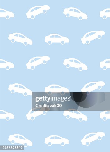 Car Pattern No Color Seamless Car Pattern High-Res Vector Graphic - Getty Images