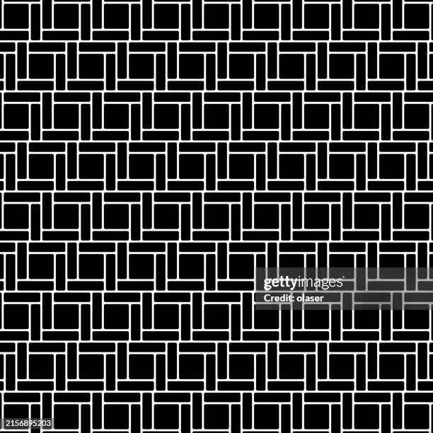 Four Long Rectangles Squares Made Or Four Rectangles And A Square Pattern High-Res Vector ...