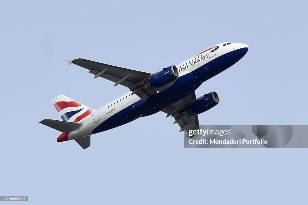 Aircraft at Fiumicino Leonardo da Vinci International Airport