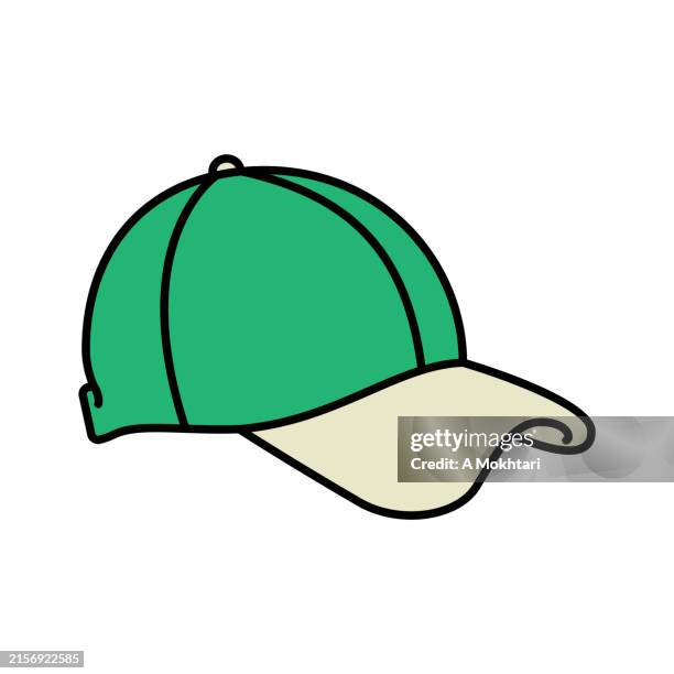 icône de - baseball hat template stock illustrations