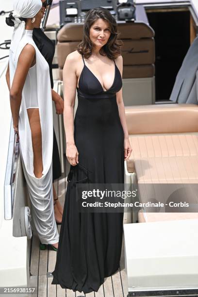 Laetitia Casta attends the Jacquemus "La Casa" Cruise at Casa Malaparte on June 10, 2024 in Capri, Italy.