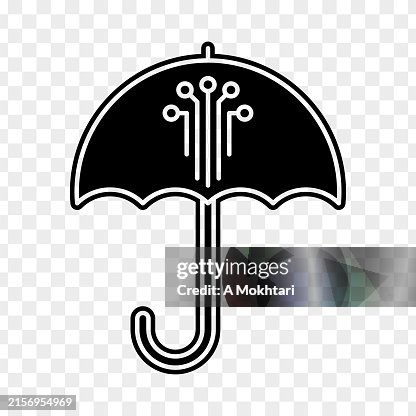 Technological protection icon, artificial intelligence... Technological protection icon, artificial intelligence...