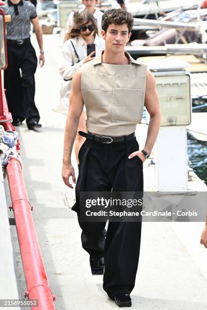 Manu Rios attends the Jacquemus "La Casa" Cruise at Casa Malaparte on June 10, 2024 in Capri, Italy.