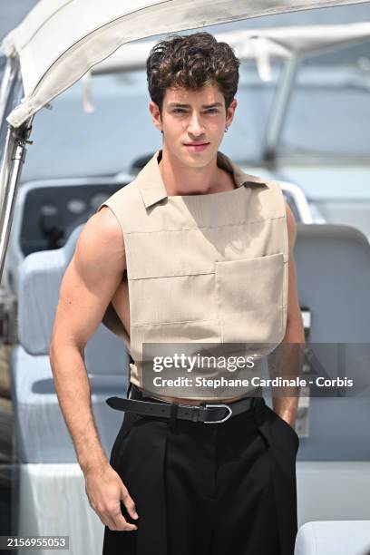 Manu Rios attends the Jacquemus "La Casa" Cruise at Casa Malaparte on June 10, 2024 in Capri, Italy.
