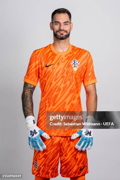 Ivica Ivusic of Croatia poses for a portrait during the Croatia Portrait session ahead of the UEFA EURO 2024 Germany on June 10, 2024 in Neuruppin,...