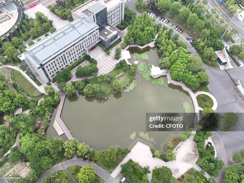A Lke Shaped Like A Map of China in Hangzhou