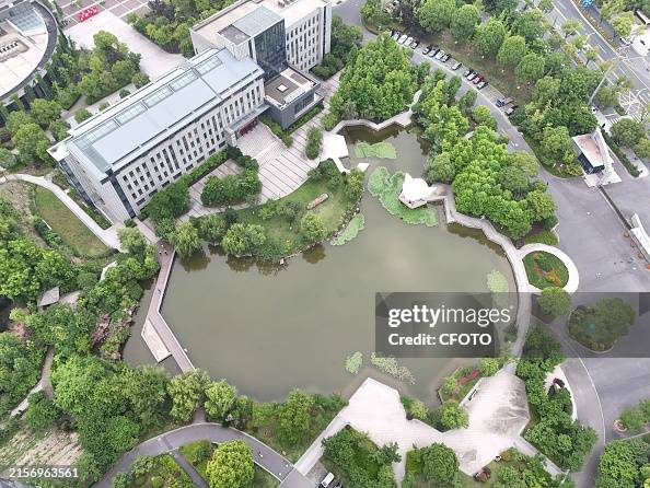 A Lke Shaped Like A Map of China in Hangzhou A Lke Shaped Like A Map of China in Hangzhou