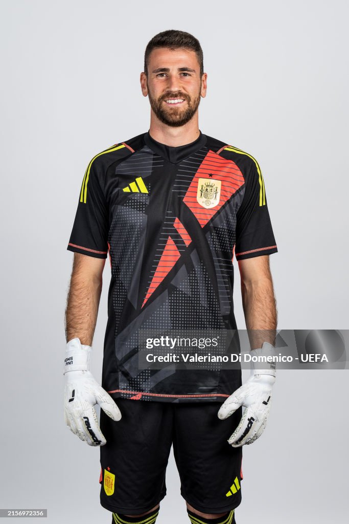 Unai Simon Of Spain Poses For A Portrait During The Spain Portrait unai-simon-of-spain-poses-for-a-portrait-during-the-spain-portrait