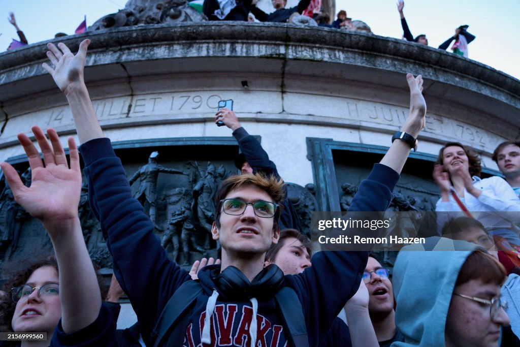 Protesters Gather In Paris To Denounce Electoral Rise Of National Rally Party