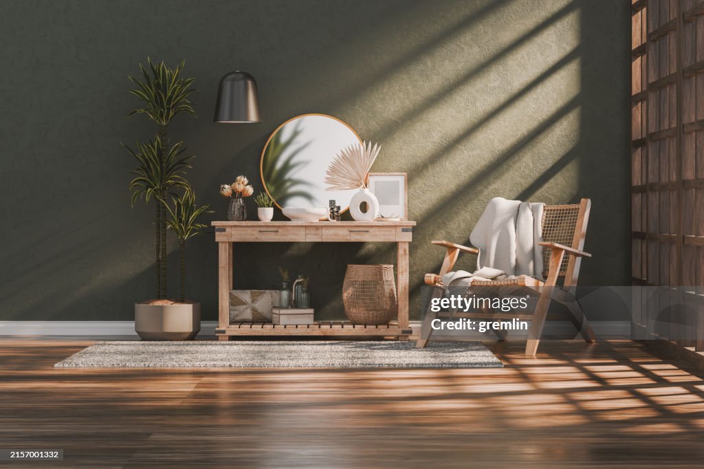 Simple living room interior