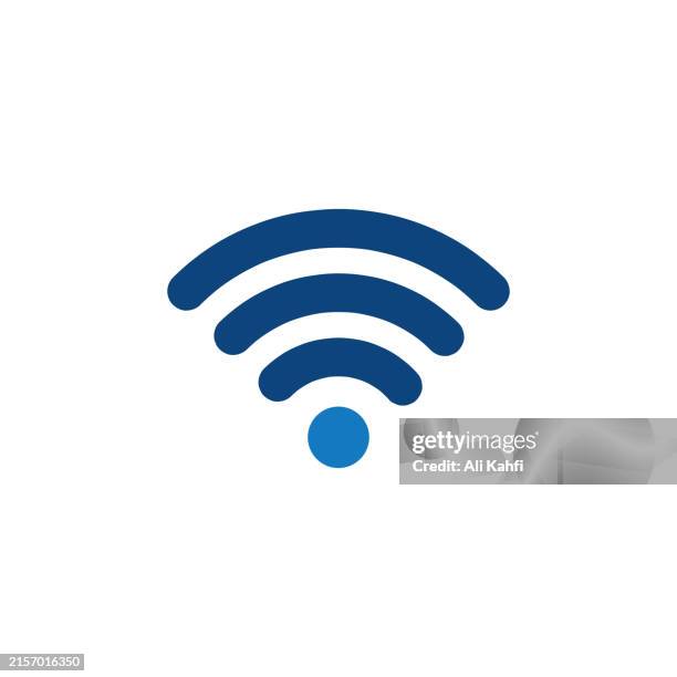 wifi signal icon. solid icon that can be applied anywhere, simple, pixel perfect and modern style - bluetooth stock illustrations