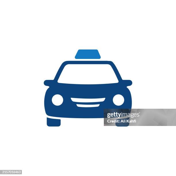 taxi icon. solid icon that can be applied anywhere, simple, pixel perfect and modern style - headlight stock illustrations