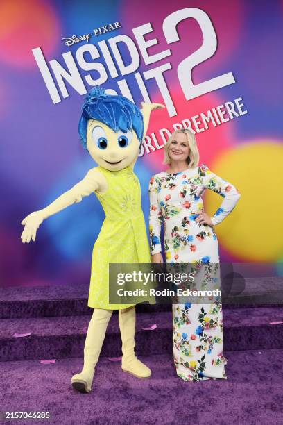Amy Poehler attends the World Premiere of Disney and Pixar's "Inside Out 2" at El Capitan Theatre in Hollywood, California on June 10, 2024.