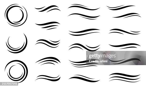 stockillustraties, clipart, cartoons en iconen met abstract design elements - golfpatroon