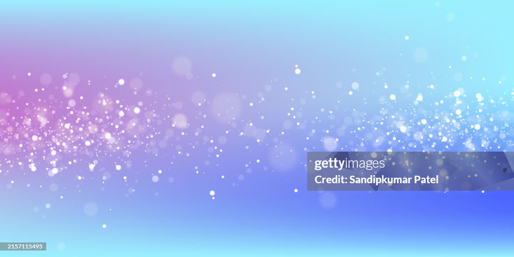 Fondo estrellado brillante de color azul turquesa suave pálido