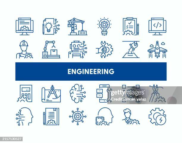 engineering related vector design concept. - ship engineer stock illustrations