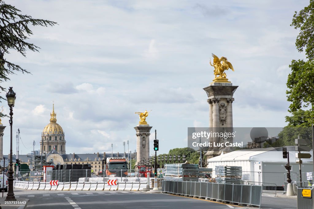 Landmarks Around Paris Ahead Of The Summer Olympics