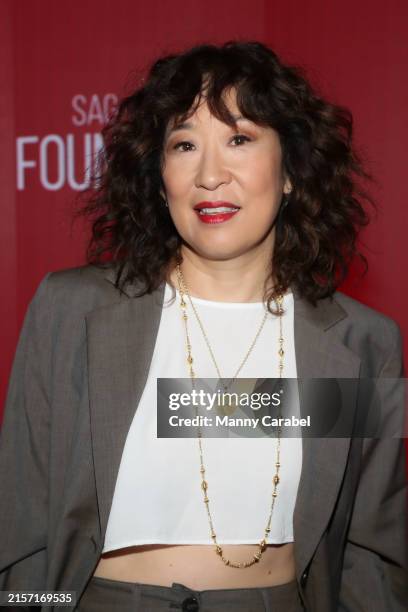 Sandra Oh attends the SAG-AFTRA Foundation Conversations "The Sympathizer" at Paley Center For Media on June 10, 2024 in New York City.