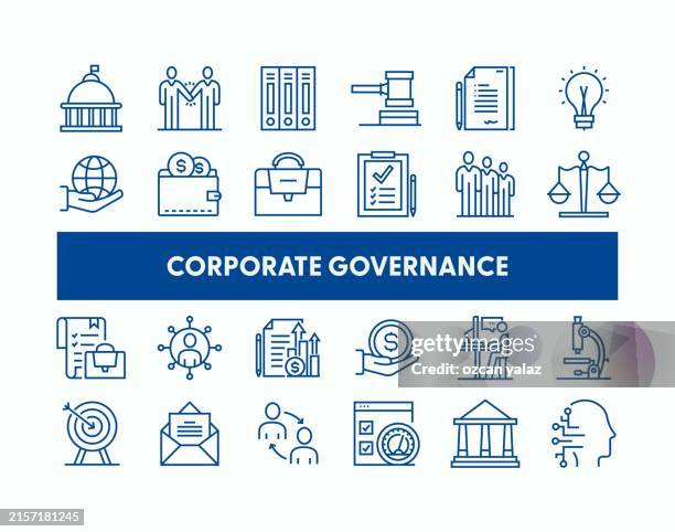 175 Corporate Governance Icons High Res Illustrations - Getty Images