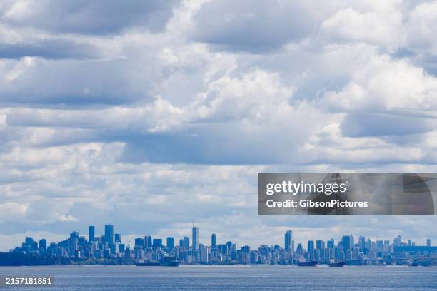 vancouver skyline - port gibson stock pictures, royalty-free photos & images