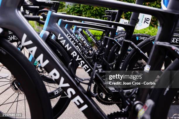 Decathlon bikes Van Rysel of Decathlon AG2R La Mondiale Team during stage 3 Steinmaur to Ruschlikon of Tour de Suisse on June 11, 2024 in Ruschlikon,...