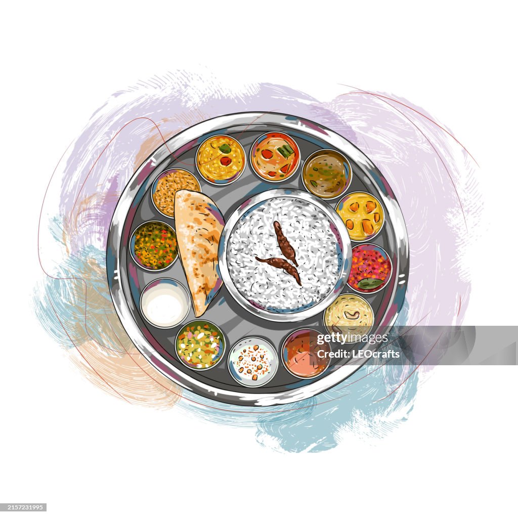 South Indian Thali/Meal