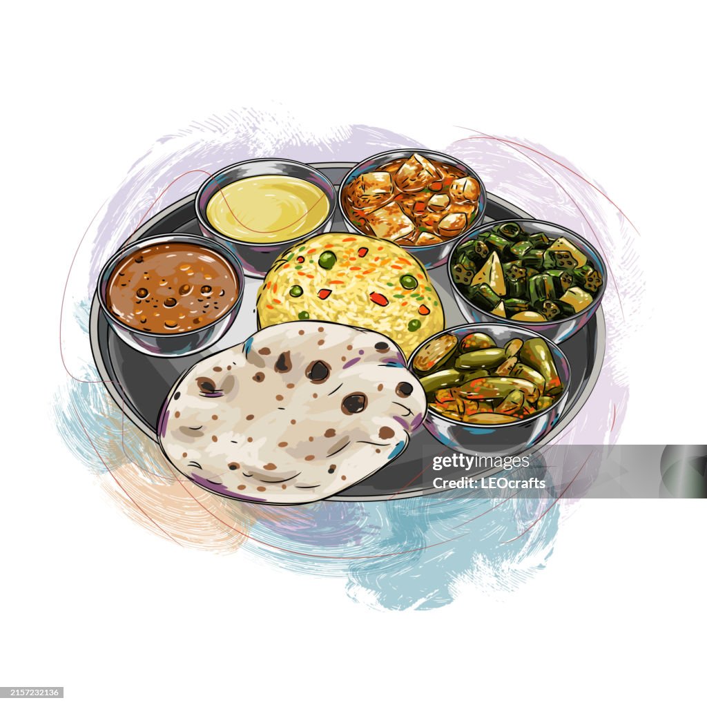 North Indian Thali/Meal