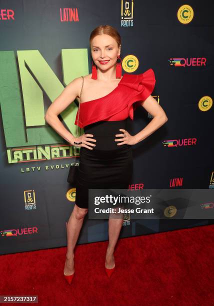 Izabella Miko attends LatiNation "The Q Agenda" Season 10 Premiere and "Royal T" Season One Finale at Nobu on June 11, 2024 in Los Angeles,...