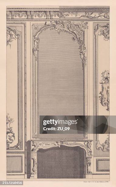 素描 ロココ 885 Rococo Style Drawing Stock Photos, High-Res Pictures, and