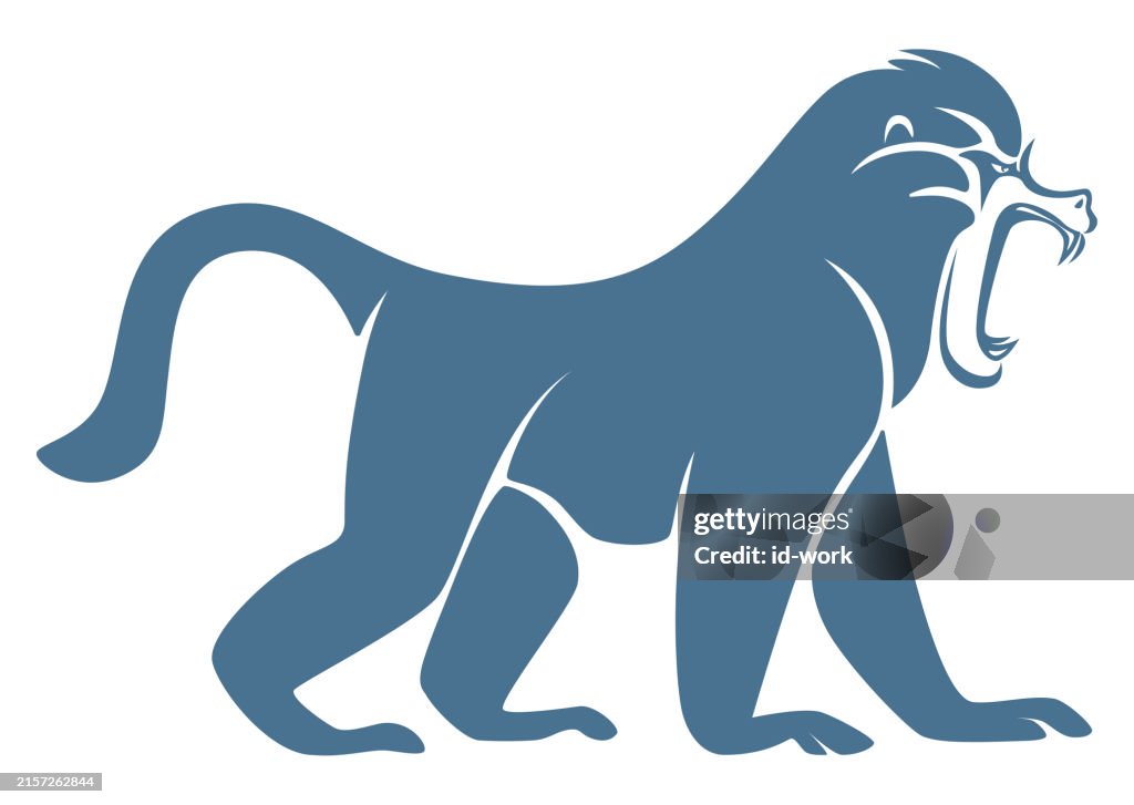 Angry baboon symbol
