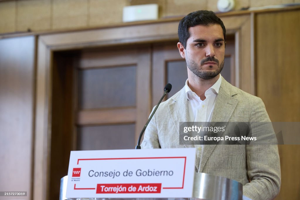 Ayuso Presides Over The Meeting Of The Government Council In Torrejon De Ardoz