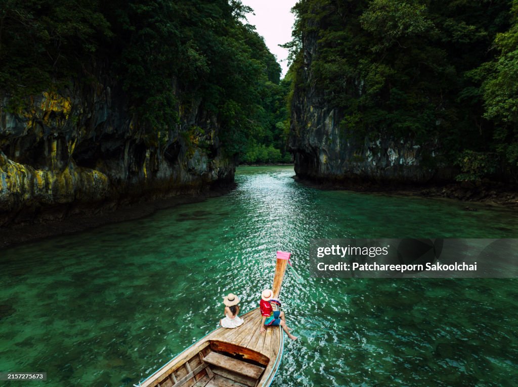 Travel in sea summer