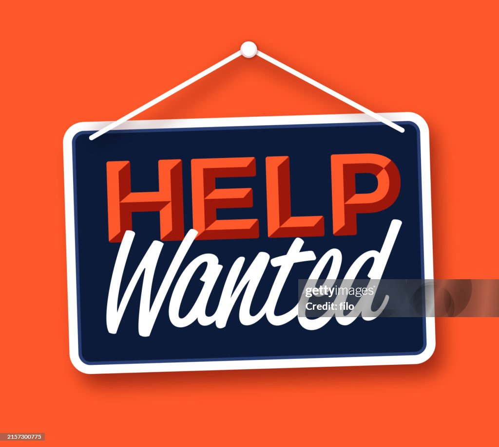Help Wanted Employment Job Sign