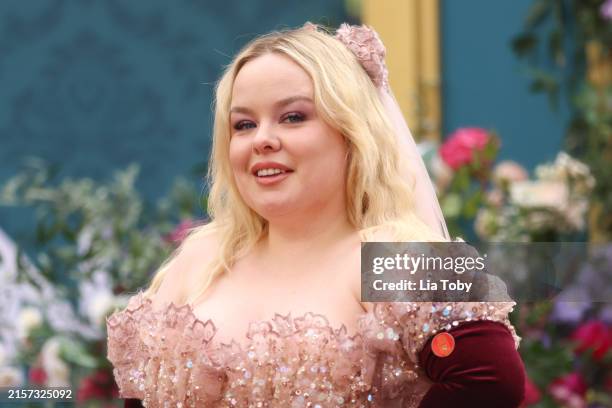 Nicola Coughlan attends the "Bridgerton" Season Part two special screening at the Odeon Luxe Leicester Square on June 12, 2024 in London, England.