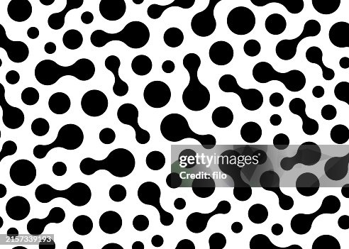 Seamless Black Spots Pattern Background Seamless Black Spots Pattern Background