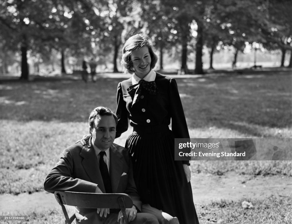 Huntington Hartford And Marjorie Steele, 1954