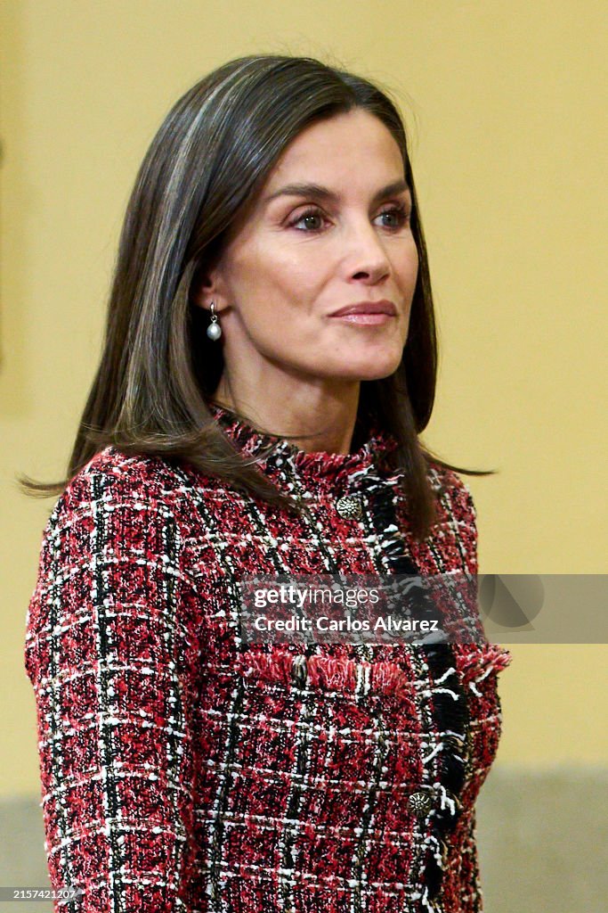 Spanish Royals Meet The Members Of "Princesa De Asturias" Foundation