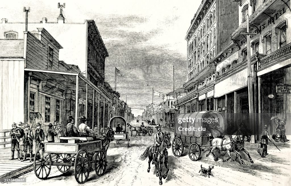 Main street of Viginia city 1879