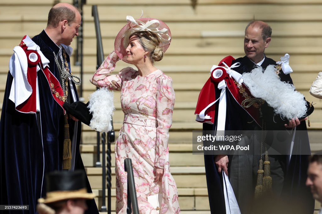 The Order Of The Garter Service At Windsor Castle