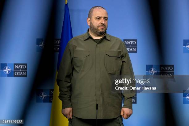 Rustem Stand 98 Ukraines Defence Minister Photos & High Res Pictures - Getty Images