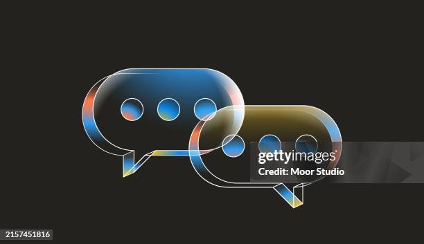 chatbot experience concept illustration - chatbot stock illustrations
