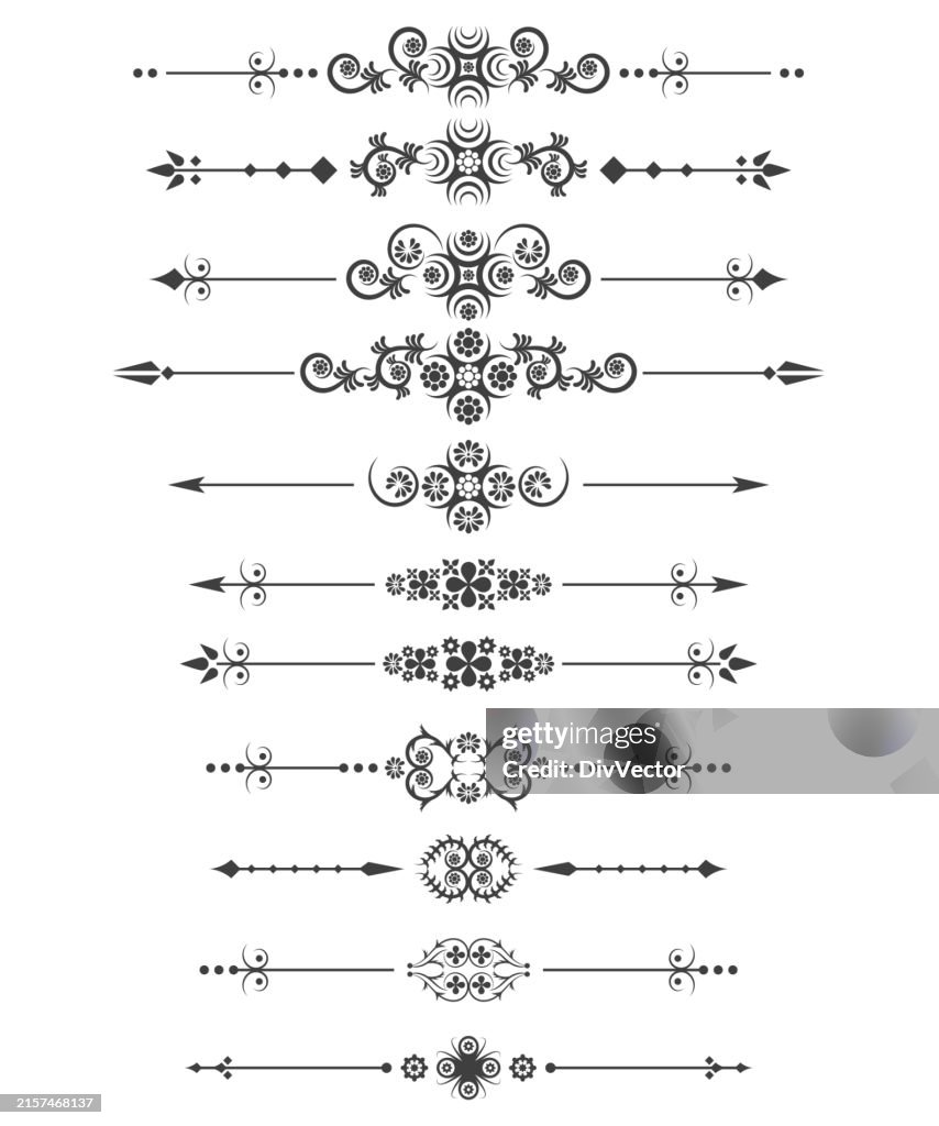 Program Divider Design Page Divider And Design Elements High-Res Vector Graphic - Getty Images