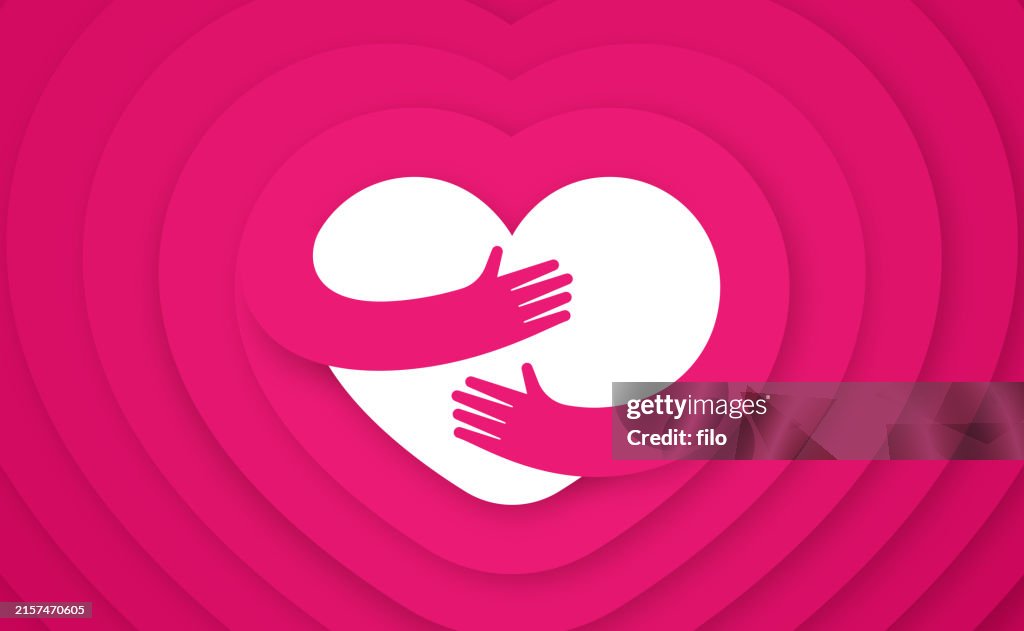 Heart Hug Embrace Background