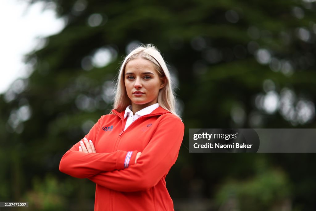 Ruby Evens Ruby Evans of Team GB poses for a photograph during the Team GB Paris ...